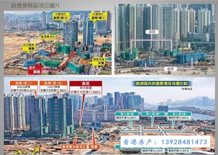 香港房产龙誉1房折扣后661万起 2房1066万起