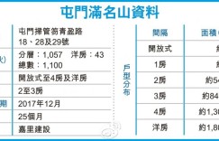 香港房产屯门满名山最新推出共9间一房单位！先到先得