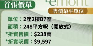 万科香港大埔“le Mont 上然”238万起