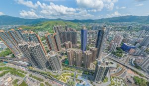 香港元朗地铁上盖the Yoho Hub Ii高空实景图 (10)