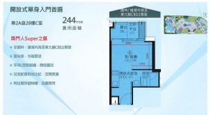 香港启德维港双钻户型图介绍 (2)