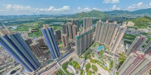香港元朗地铁上盖the Yoho Hub Ii高空实景图 (1)