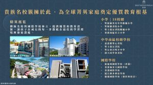 香港18区港岛南区学校及校网