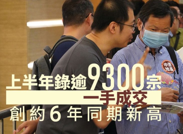 一手成交录约9300个单位