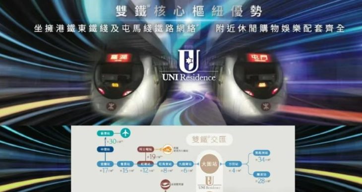 Uni Residence双地铁优势